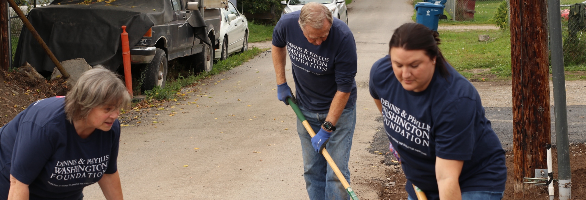 pay it forward working outdoors